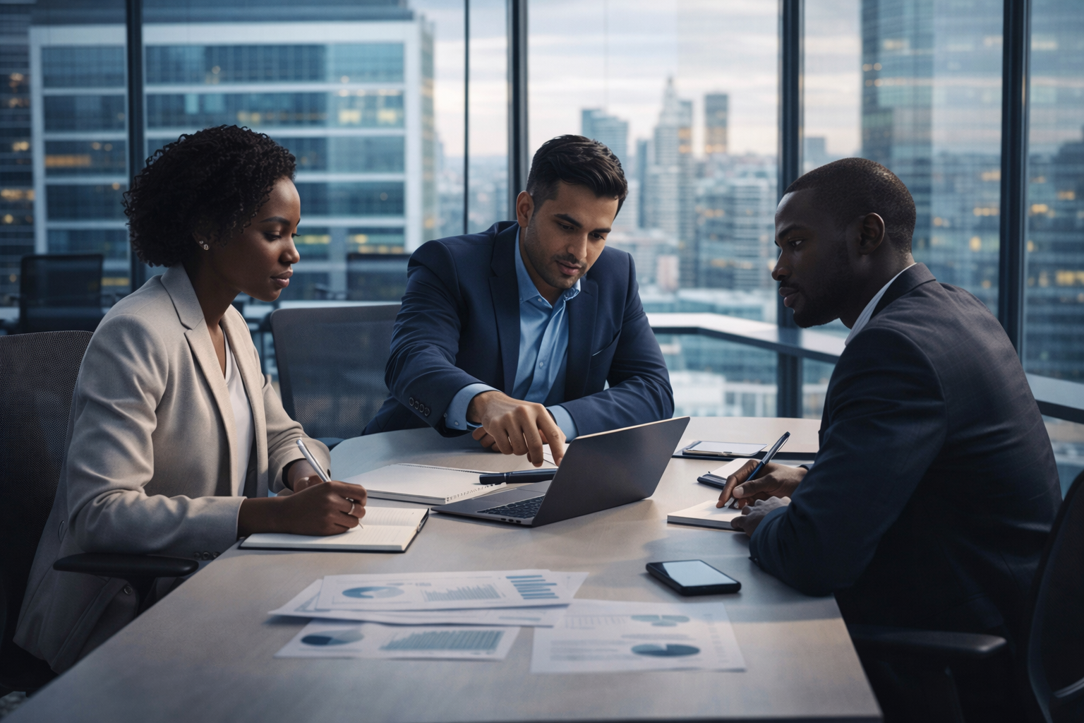 Energy investment strategy meeting